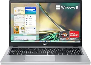 Acer Aspire 3 Slim Laptop – Ryzen 3, 8GB RAM, 128GB SSD